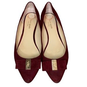 Kate Spade Norah Burgundy Women’s Size 10 Flats